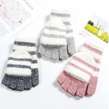 Winter Knitted Convertible Fingerless Gloves Wool Mittens Warm Mitten Glove Cycling Bicycle Bike Gloves Nov 25th