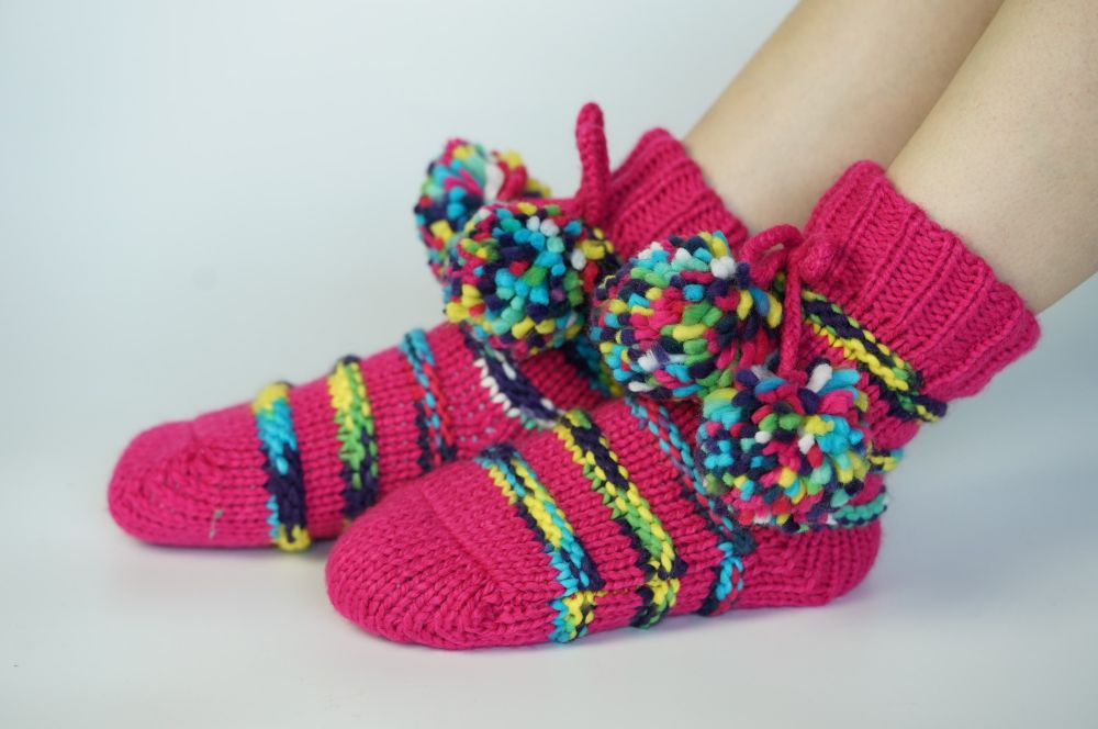 Sweater Slipper Socks Women