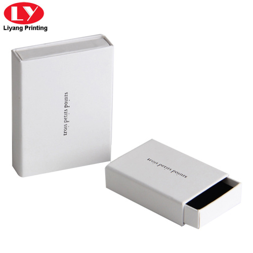 High Quality Sliding White Jewellery Gift Box