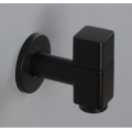 Bibcock Tap For Outdoor Garden Blackened Brass Wall Mount Bathroom Corner Washing Machine Faucet Bath Toilet Mop Pool Taps