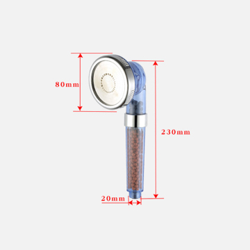 Affordable three-function portable shower head