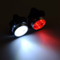 جولة بلاستيكية في الهواء الطلق LED Bicycle Light Light USB