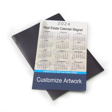 Custom Magnetic Whiteboard and Calendar Paper Fridge Magnets for Promotion and Advertising