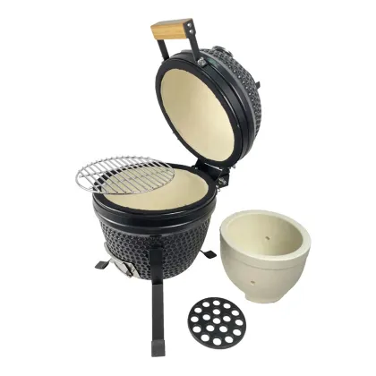 Outdoor Beefmaster Ceramic Kamado 13inch Bbq Grill With Sticks