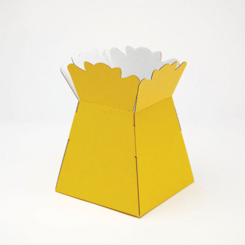 Unique cardboard corrugated shipping box for flower