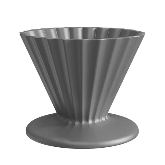 DHPO High-End Branded High-Fired Ceramic Coffee Filter with Convex Pattern Design