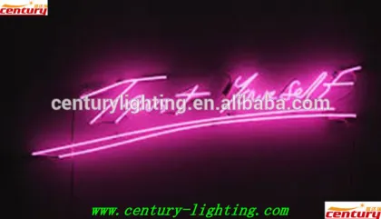 trust yourself neon sign