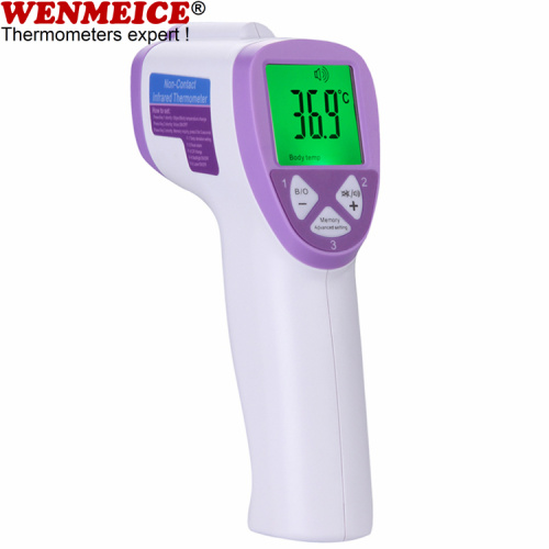 Infraröd termometer för kontakt med pannan utan kontakt