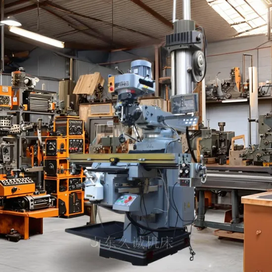 JIUCHENG X6325 Universal 4H Vertical Manual Milling Machine - New Condition with Core Components