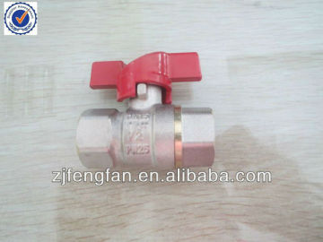 Double Female Brass Ball Valve