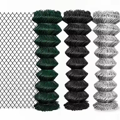 Recinzione a catena in metallo a maglia a maglie a filo diamante