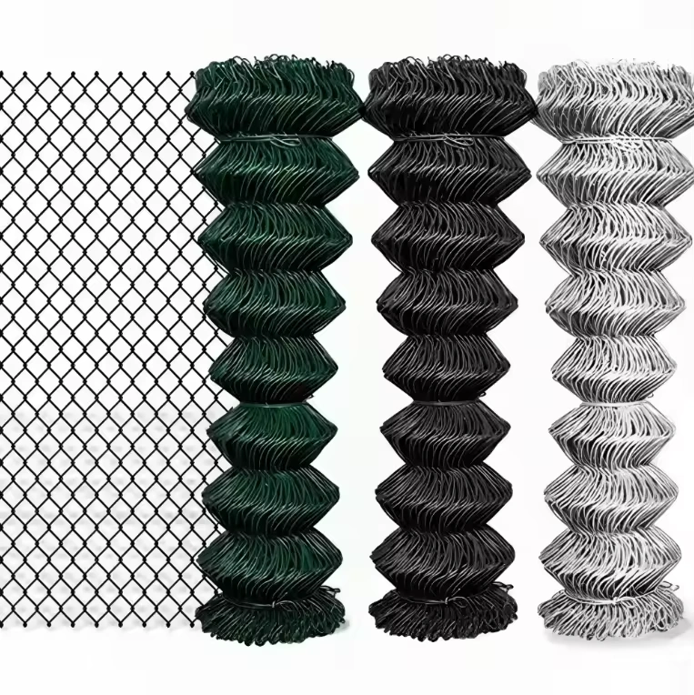 pvc coated chain link fence cyclone wire fence China Manufacturers ...