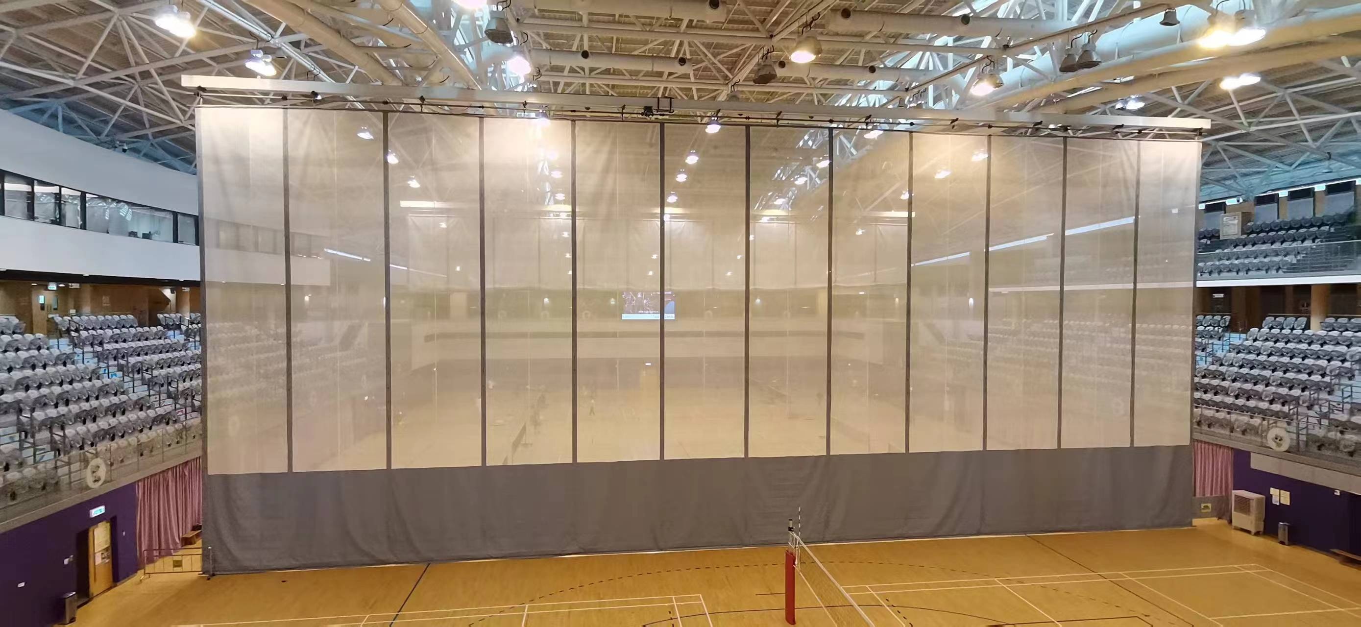 Smart Shade System for Basketball Courts