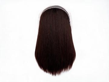 Dark Brown 360 Lace Frontal Wig Human Hair