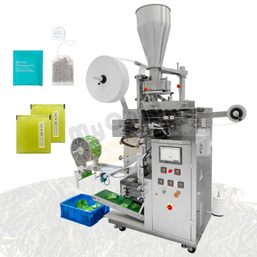 Maquina Empacadora De Bolsas Con Hilo Y Etiqueta Para Te Filtrantes