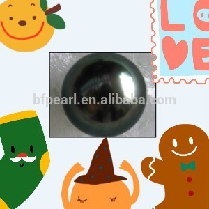 black round tahitian loose pearl beads no hole