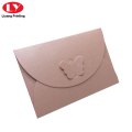 Envelope de papel de cor diferente de logotipo personalizado