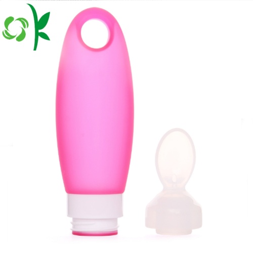 Nouveau design de bouteille de cuillère à manger en silicone pour tout-petit