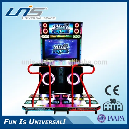 UNIS trade assurance supplier coin operated dance game machine pump it up dance machine