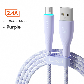 High Efficiency 2.4A Fast Charging USB 2.0 Cable for Android Devices MP3 MP4 Camera