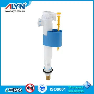 WRAS adjustable dual enter POM fill valve toilet cistern inlet valve