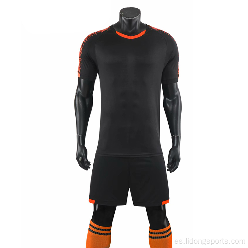 Set de jersey de fútbol de logotipo personalizado y camisa de fútbol
