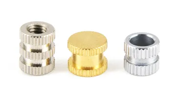 Knurled Nut Brass Metal Plated