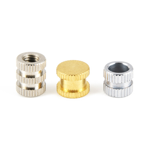 Knurled Nut Brass Metal Plated
