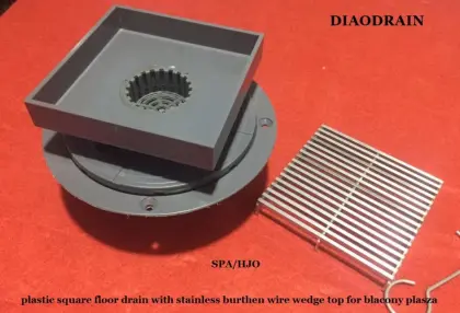 plastic floor drain for balcony plaza