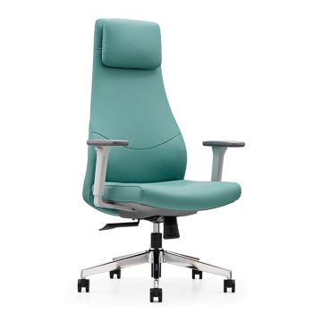 Latest Luxury Wood and Leather Swivel Executive Office Chair
