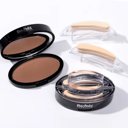 Professional Eyebrow Powder Stamp Kit with Waterproof Brow Enhancers