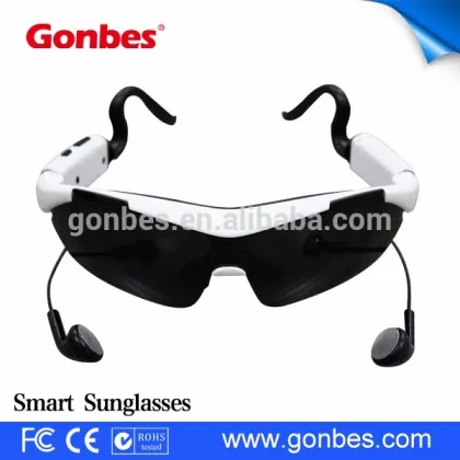 top quality bluetooth sun glasses UV 400 wearable smart glasses