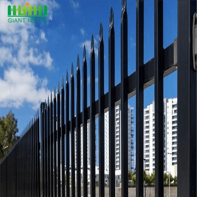 wrought iron fence metal modern steel fence design