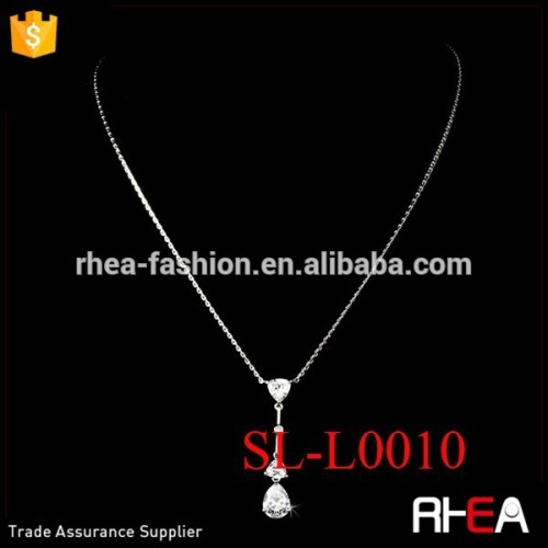 Factory Directly Wedding Necklace gemstone pendant