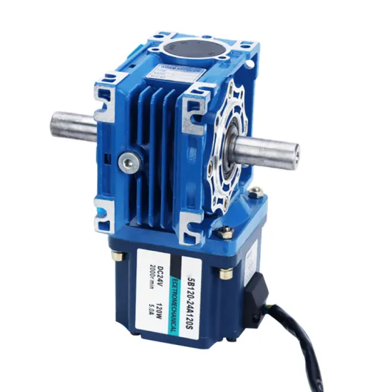 Machine Vertical NMRV 30 Worm Gear Worm Reducer: Application in Electric Motorcycle Motors and Brushless DC Motors