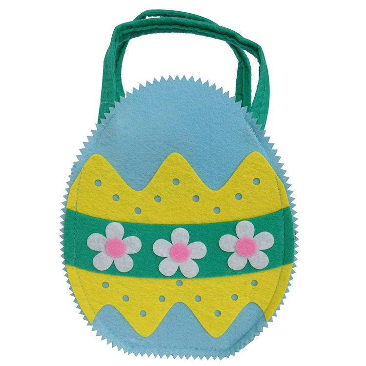 Felt Fabric Easter Egg Basket Bag