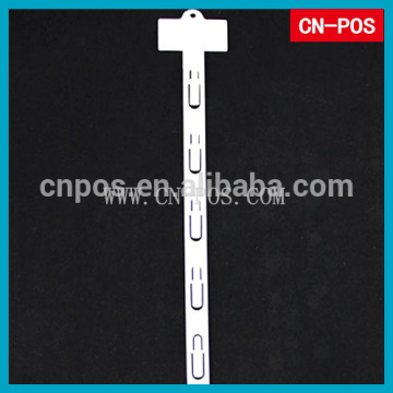 supermarket plastic injection hang strip on shelf