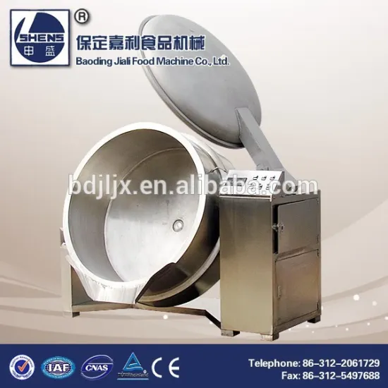 Staniless Steel Industrial Boiling Beans jacketed kettle