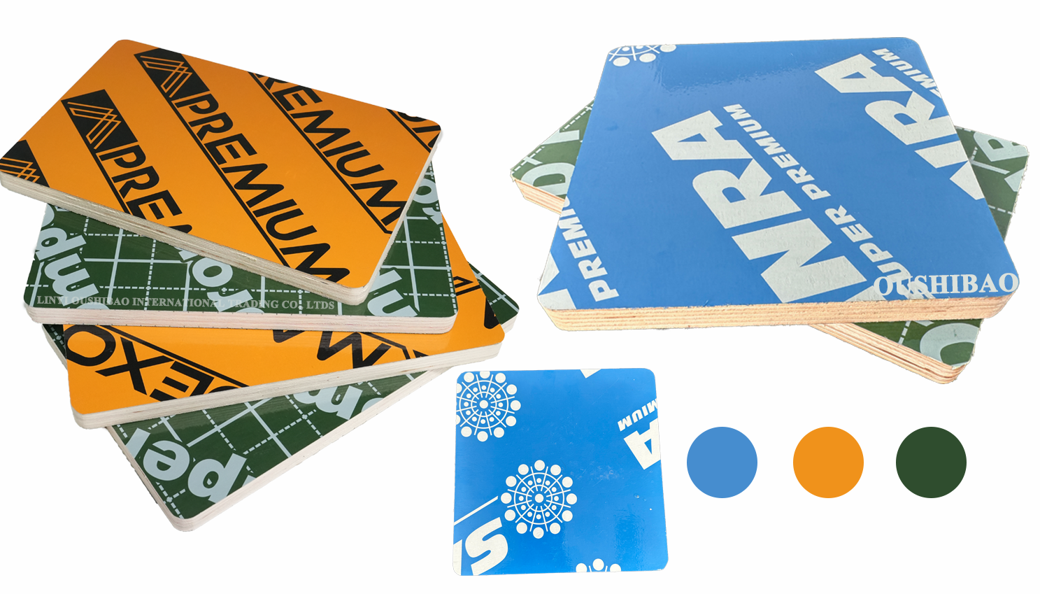 Plastic Film Faced Plywood Available Colors