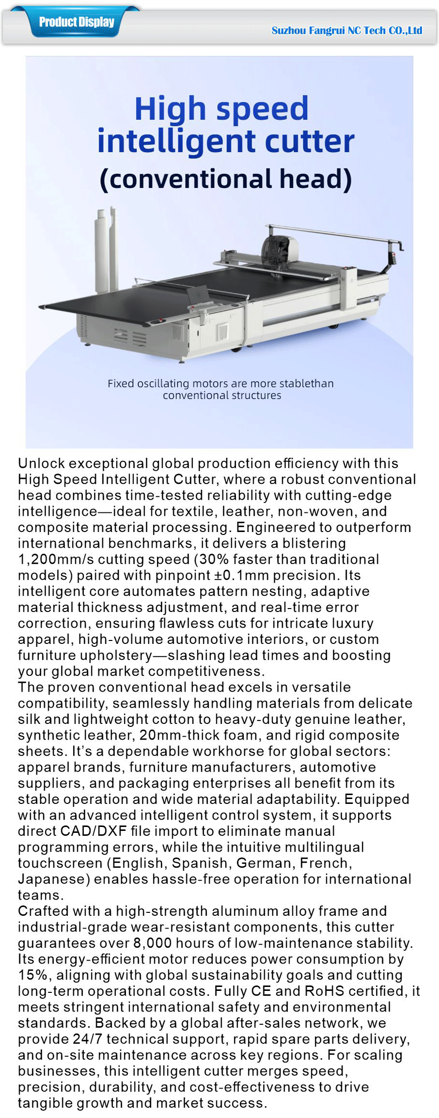 High-speed Cutting Machine -xiangqing1-FR015