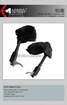 Linkboy factory price orignal supplier LBC020 black hardcore buckle web forward release archery arrow for hunting