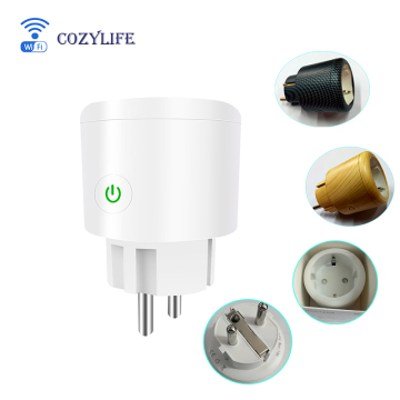 BSD34 Smart EU Plug พร้อมจอมอนิเตอร์พลังงาน - Cozylife WiFi 16A สำหรับเฟิร์มแวร์ ESP32 ESPHOME