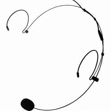 AQTA Wireless Mic Headset, Black