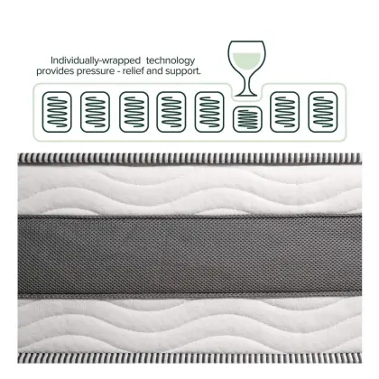 Sleep Well Bamboo Latex Mattress Memory Foam Mattress