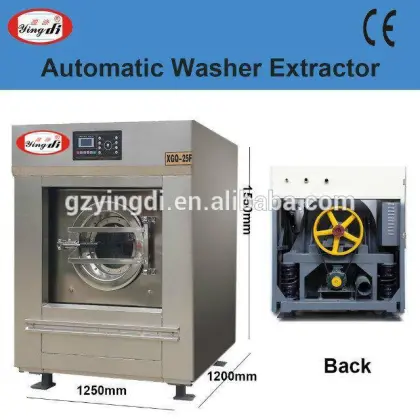 25KG stainless steel washing machine for baby clothes&bed sheets&textile