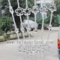 Latest Design Flower Style Acrylic Crystal Bead Decoration Curtain