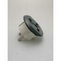 European Grounded Power Plug Adapter Travel Converter