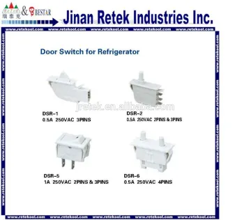 Refrigerator door switch as refrigerator parts