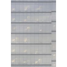 140 × 65 marco invisible pared de cortina de vidrio aislada