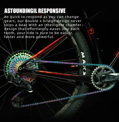 SUMC 10-Speed Bicycle Chain - Compatible with Shimano SRAM Bikes